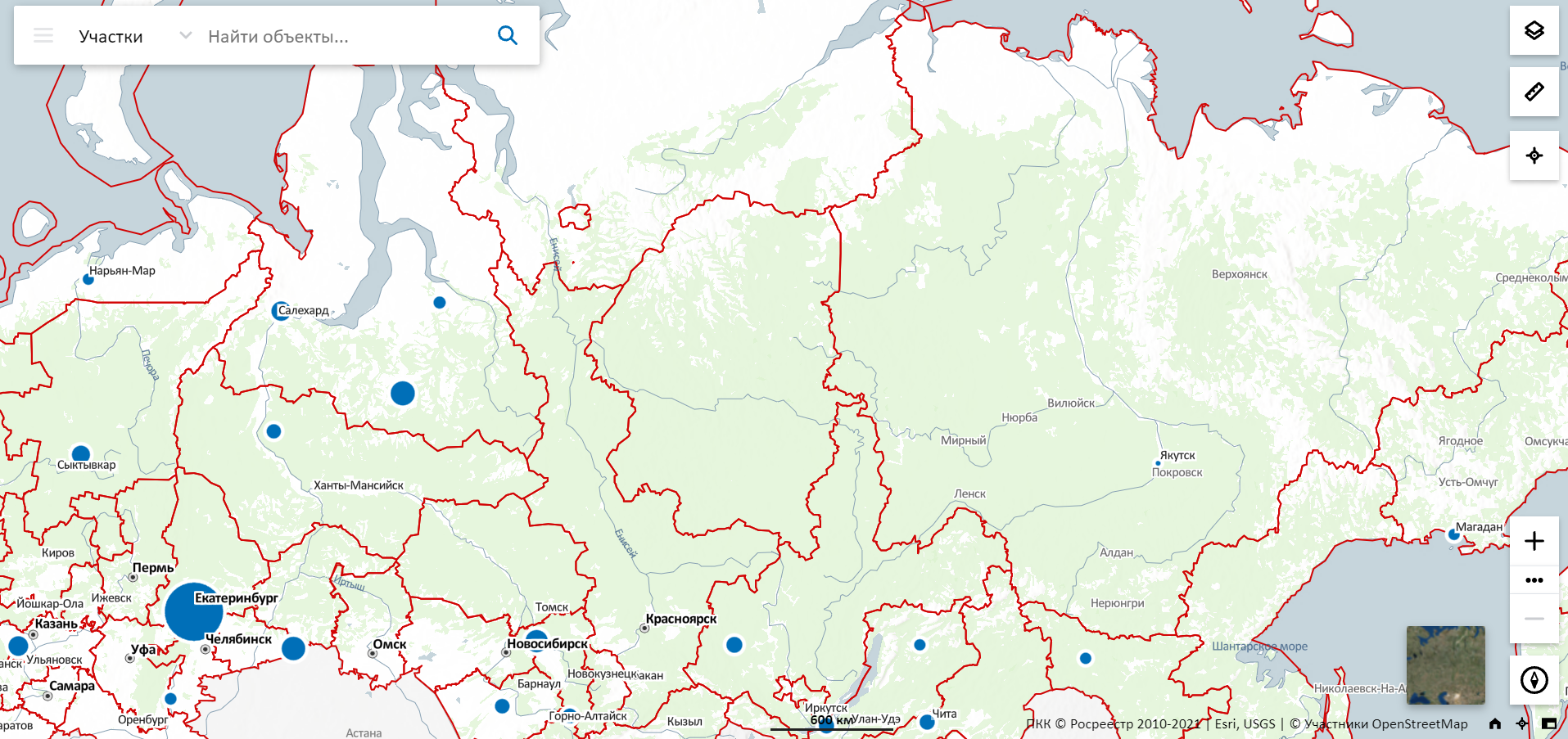 Кадастровая карта ленск